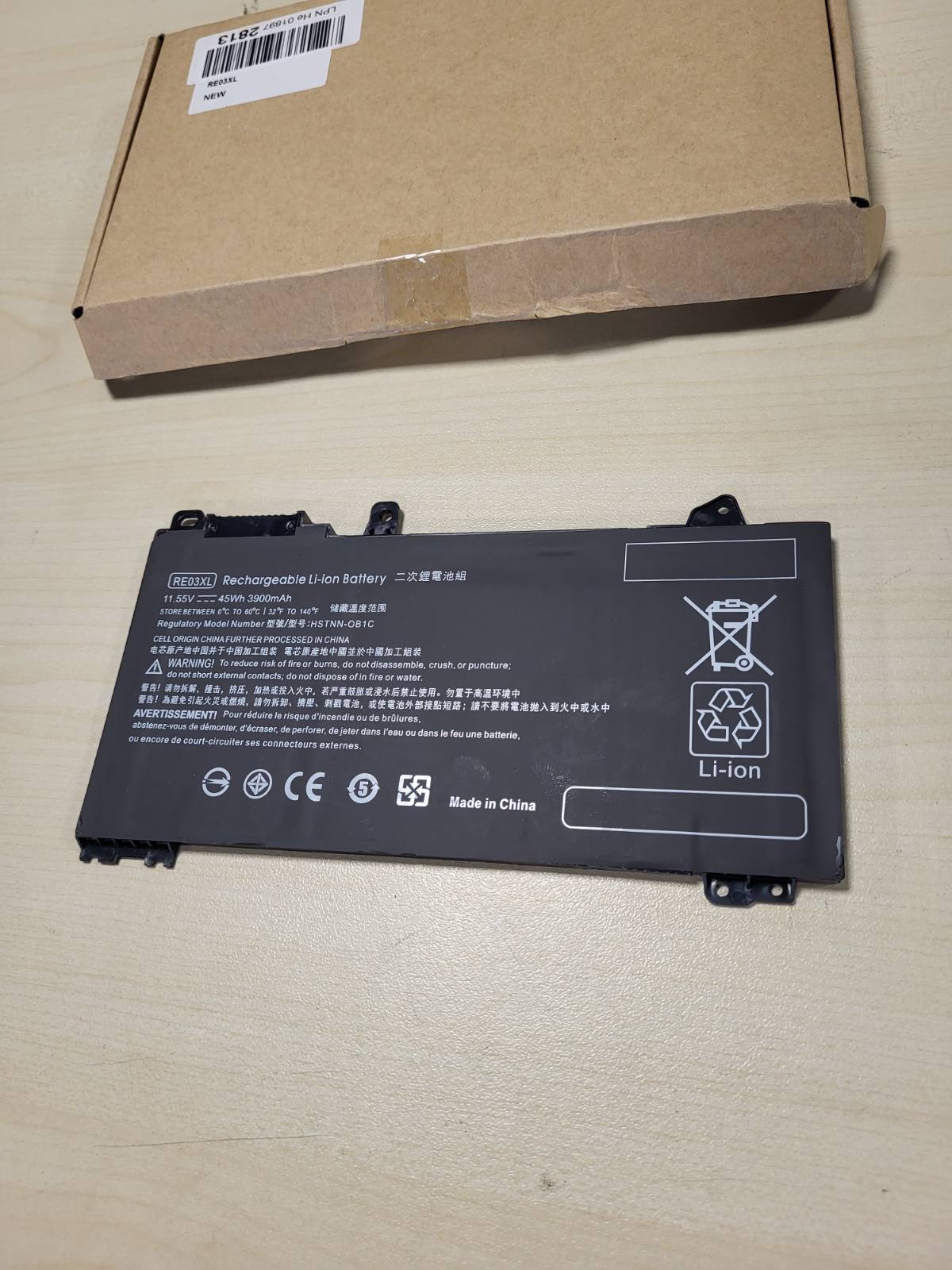276775 - RE03XL Bateri për Laptop për HP ProBook 430 G6 440 G6 450 G6 455 G6, HSTNN-0B1C, HSTNN-DB9A