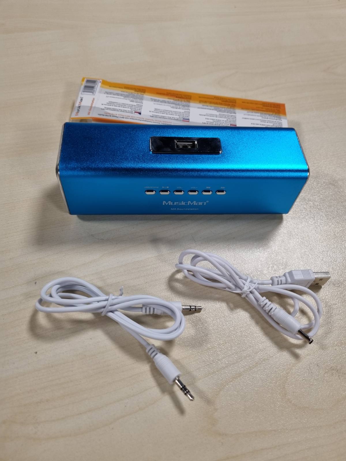 276792 - MUSICMAN MA Lautsprecher, MP3-Player, Soundstation & Radio, USB, Line-In, Blu