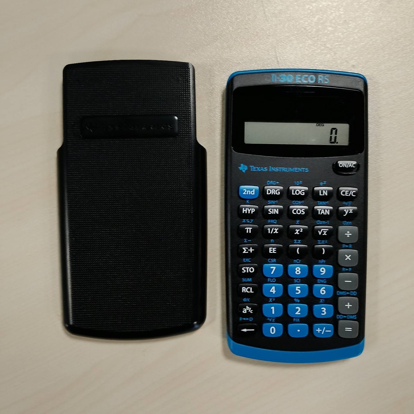 276854 - TEXAS INSTRUMENTS Kalkulator Shkollor TI-30 ECO RS, Teknik-Shkencor, ekran 10-shifror, energji diellore, ngjyrë e zezë