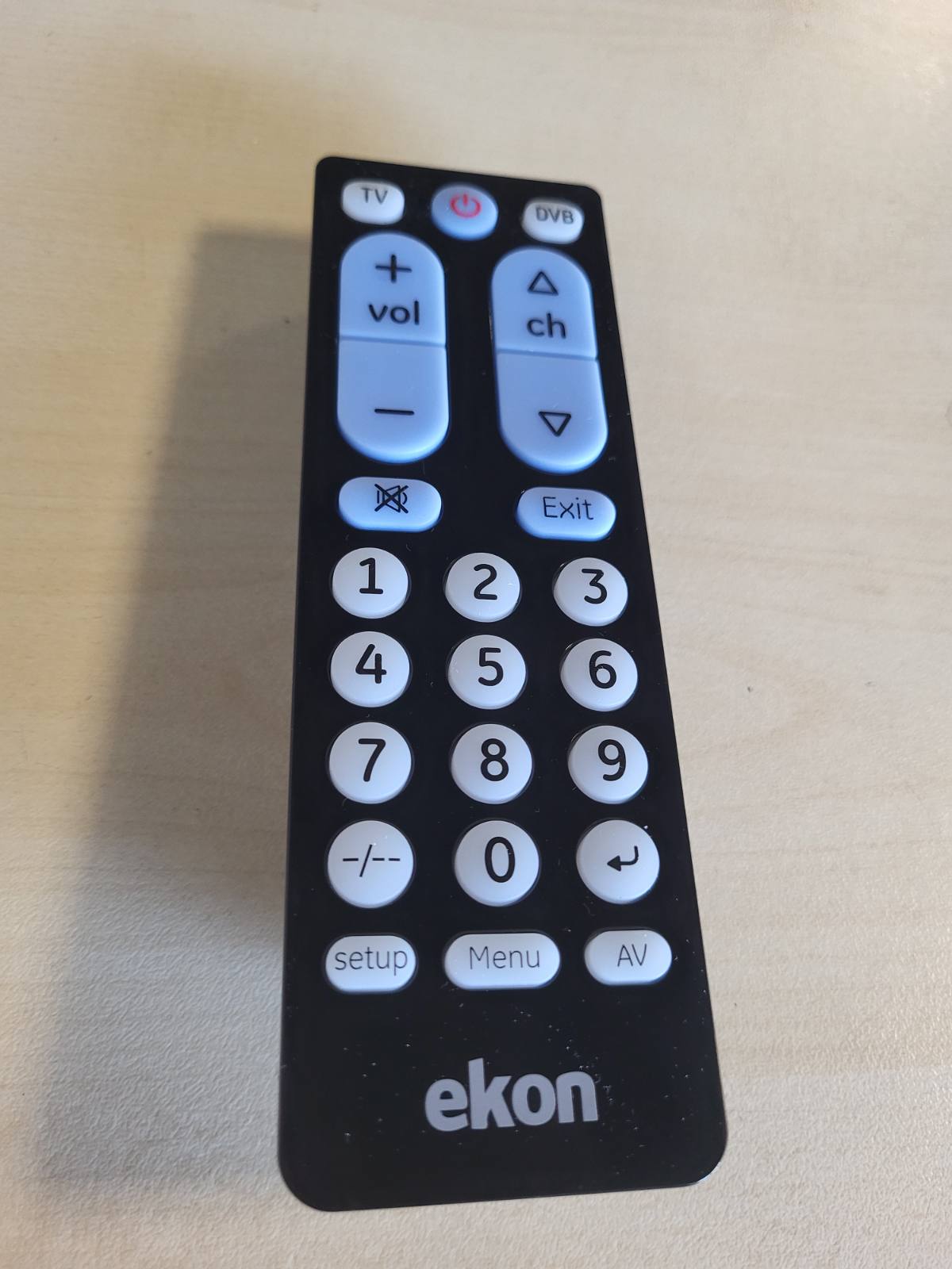 276926 - Ekon – Telekomandë Universale 2-në-1, për TV, DVD, Blue-Ray, Infra të Kuqe