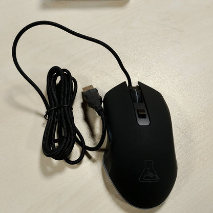 276983 - THE G-LAB Kult Helium Pro - Maus Lojërash me Tel - USB - Sensor Optik 12800 DPI, Ndriçim LED 7 Ngjyra