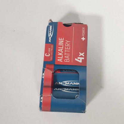 276994 - ANSMANN Bateri alkaline 4 copë Baby C R14