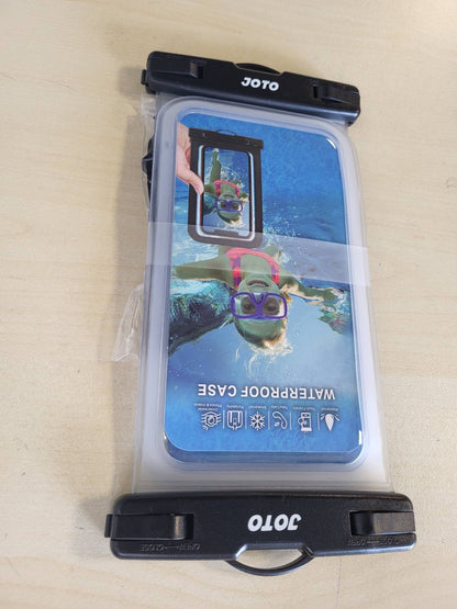 276995 - JOTO Mbështjellëse telefoni 2 copë IPX8 e papërshkueshme nga uji për iPhone 17, 16, 15, 14, 13, 12, 11 Pro, Max, Galaxy S24, S23, A15, Xiaomi deri në 7 inç - E qartë