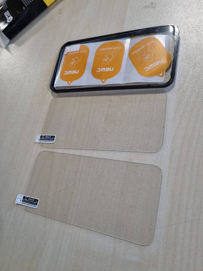 277078 - NEW'C Mbrojtës Ekrani prej Xhami të Temperuar me 3 copë për iPhone 15 Pro (6.1 inç), Fortësi 9H, Mbrojtës Ekrani HD, Ultra i Transparent, Ultra i Qëndrueshëm - Mjet Instalimi i Lehtë i Përfshirë