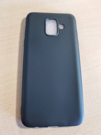 277272 - kwmobile Mbrojtëse për Samsung Galaxy A6 (2018) - mbulesë silikoni me shkëlqim metalik - ngjyrë metalike petrole