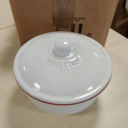 277381 - RÖMERTOPF Tenxhere për bukë, 23 cm Ø, e bërë nga argjilë natyrale, për një thërrime të ajrosur dhe kore krokante