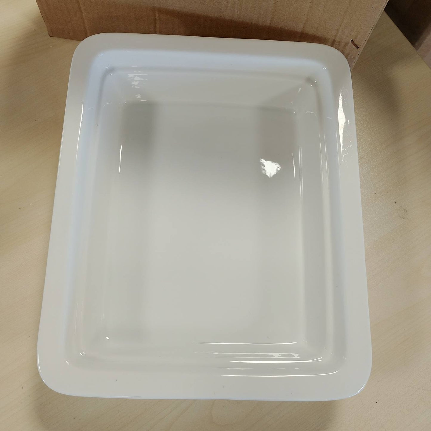 277415 - HOLST Tabaka prej porcelani GN 1-2 65 Gastronorm, 65 mm, e bardhë, 26.5 x 32.5 x 6.5 cm, 3.0 l