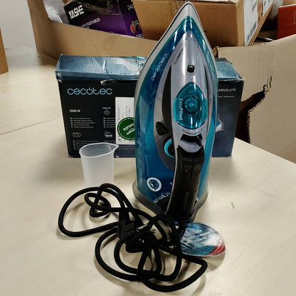 277484 - CECOTEC Hekur me avull Fast&amp;Furious 5040 Absolute - 3000 W, Prodhim avulli 65 g/min, Nxitje avulli 230 g/min, Pllakë me rrëshqitje turbo, Modalitet ECO, Sistem sigurie për fikje automatike, Anti-pikim