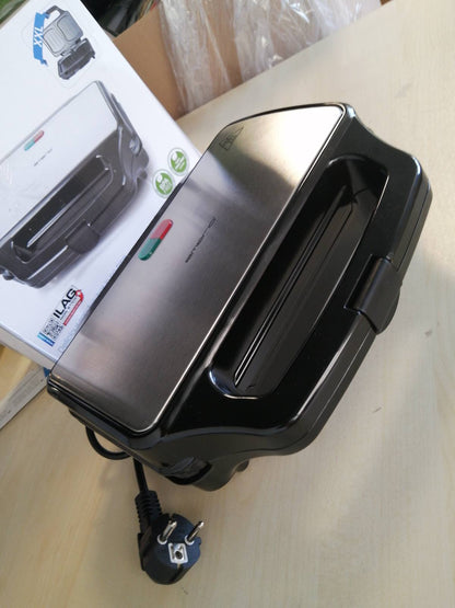 277506 - EMERIO Toster sanduiç XXL, për të gjitha madhësitë e bukës së thekur, pa BPA, 900W