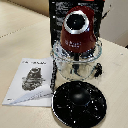 277523 - RUSSELL HOBBS Grirëse elektrike mini Desire Red, 500 ml, çelik, 24660-56