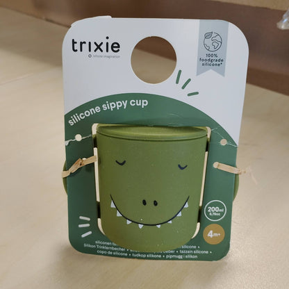 277567 - TRIXIE Kupë stërvitjeje për foshnje prej silikoni, Z. Dino (Dinosaur)