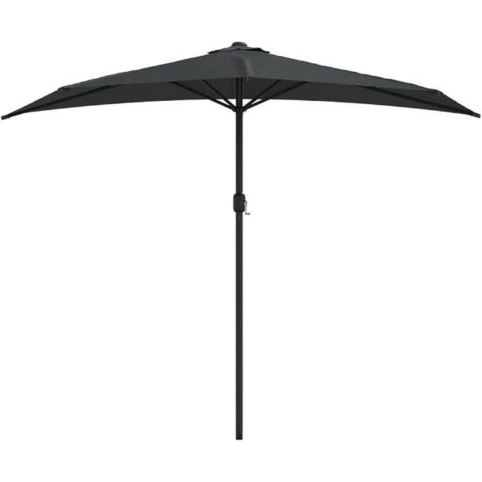 280137 - VidaXL Çadër ballkoni me shtyllë alumini, ngjyrë antrazit, 2x3 m
