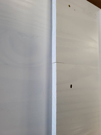 280472 - vidaXL Tavolinë Pune Hill 150 × 50 × 74 cm, e Bardhë, Dru Masiv Pishe