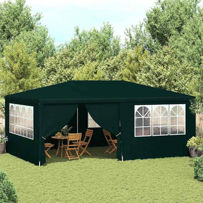 280477 - VIDAXL Tendë Profesionale për Festa, me Mure Anësore 4x6 m Jeshile 90 g/m?