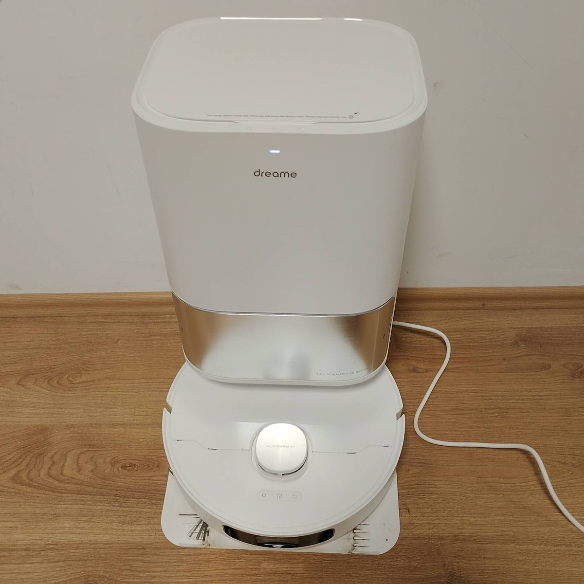 288015 - DREAME Fshesë me korrent robot L10s Ultra, Fuqi thithjeje 5300Pa, Zbulim automatik të pengesave 3D, Bateri 210m, WiFi/APP, E bardhë