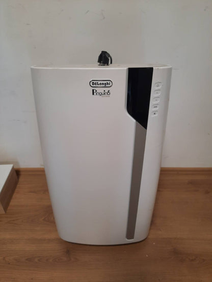 288033 - DE'LONGHI PINGUINO EXTREME Kondicioner ajri portativ, për dhoma deri në 33.5 m², me tharëse ajri dhe ventilator, 8900 BTU, Eco-Real-Feel, kohëmatës 24 orësh, klasa e efikasitetit të energjisë A+ (PACEX93)