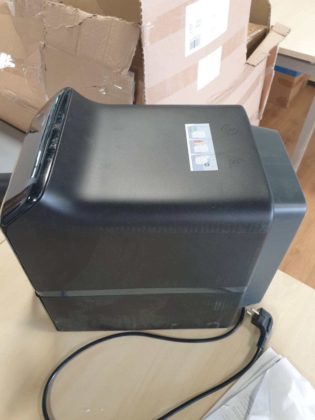 288102 - PHILIPS Fritezë me ajër VerticalDuo Seria 4000, 10L, RapidAir, 13 mënyra gatimi, e zezë (NA460/00)