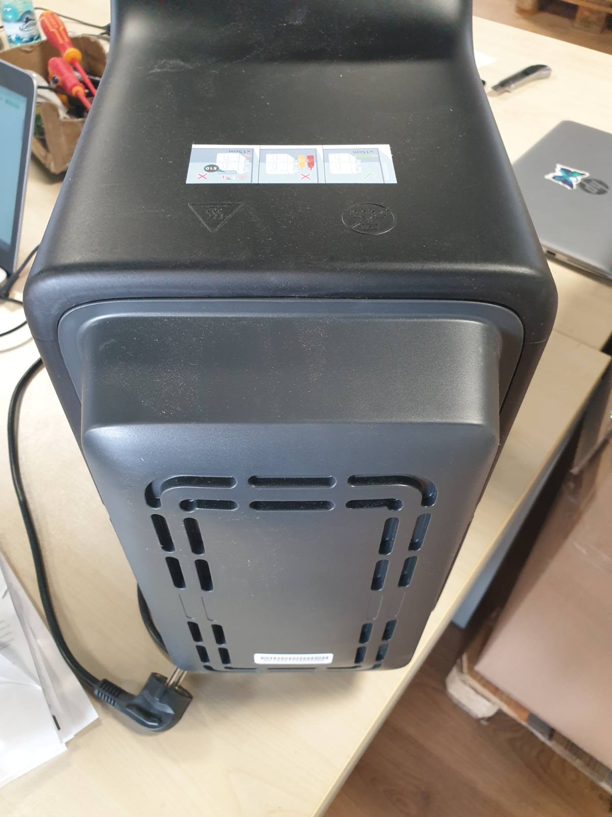 288102 - PHILIPS Fritezë me ajër VerticalDuo Seria 4000, 10L, RapidAir, 13 mënyra gatimi, e zezë (NA460/00)