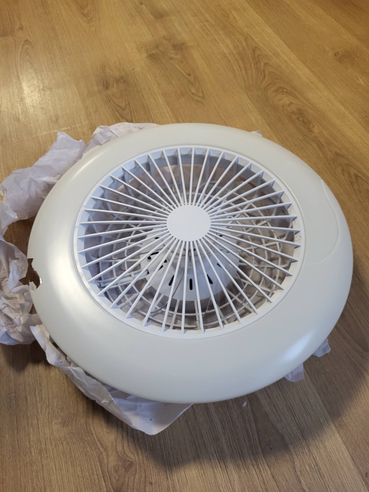 288145 - PHILIPS Ventilator Amigo, Ndriçim LED, Diametër 48.5 cm, Telekomandë, E bardhë