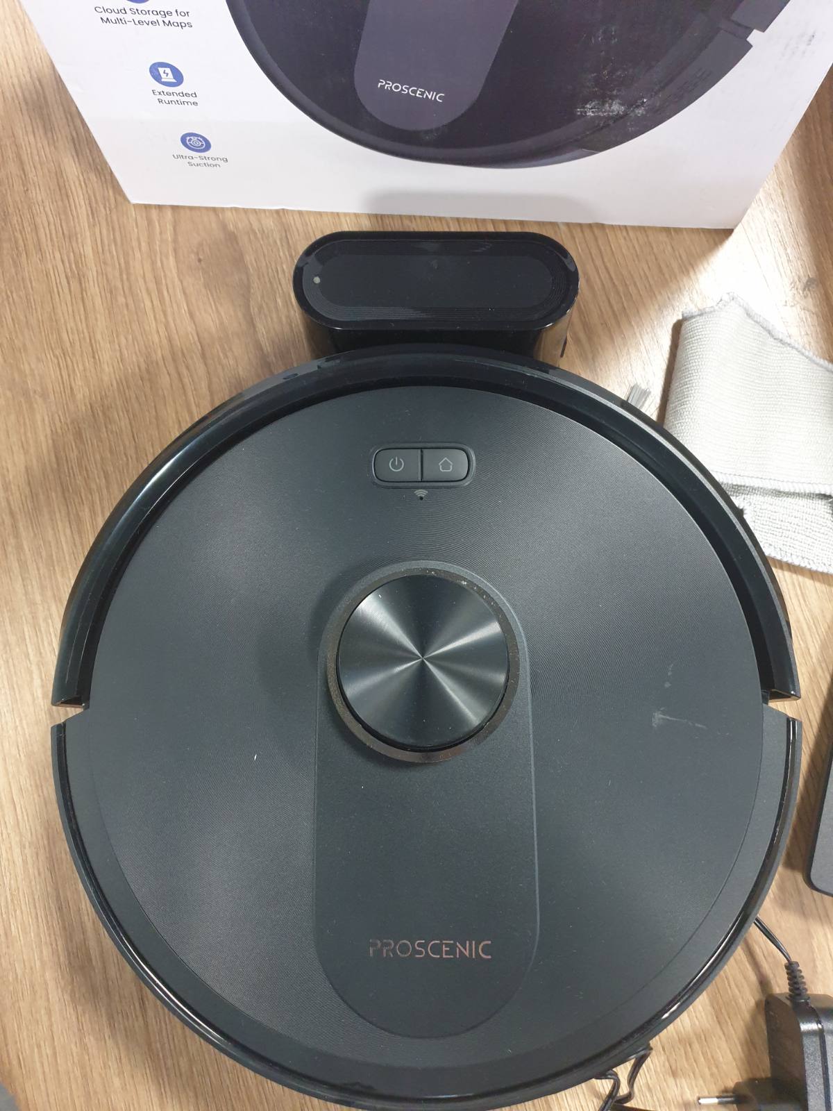 288147 - PROSCENIC Fshesë me korrent robot Q10, 8000Pa, 200min, Kontroll APP/Alexa/WiFi/Siri/IFTTT