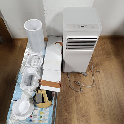 288172 - COMFEE Kondicioner Portativ Breezy Cool Pro 2.6, 9000 BTU 2.6kW, Ftohje, Ventilim dhe Heqje Lagështie, Kontroll me Aplikacion, Madhësi Dhome deri në 88m³ (33㎡), me Tub Shkarkimi [Klasa e Energjisë A]