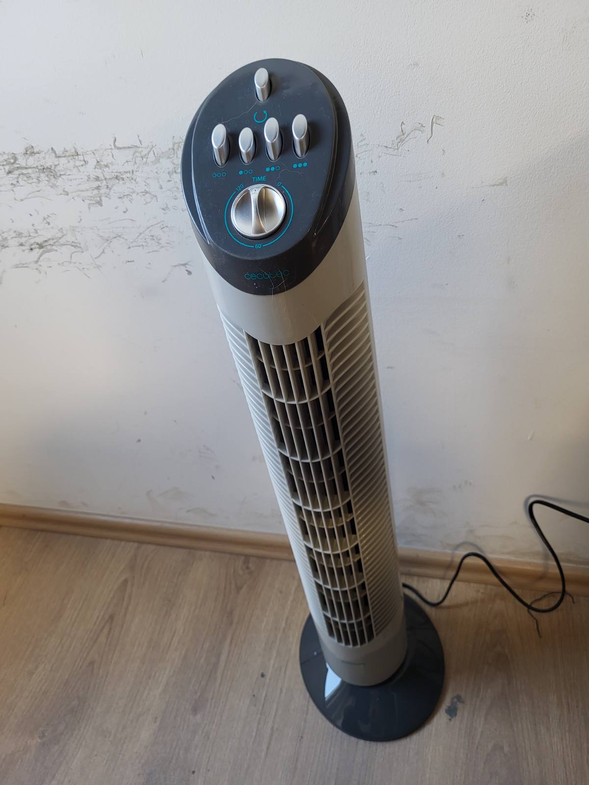 288359 - CECOTEC Ventilator Kulle EnergySilence 790 Skyline, 50 W, lartësi 30'' (76cm), kontroll mekanik, lëkundës, motor bakri, 3 shpejtësi