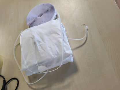 288436 - Vula dere për kondicioner portativ, 90x210cm, komplet vulosjeje me zinxhir, izolim termik në verë