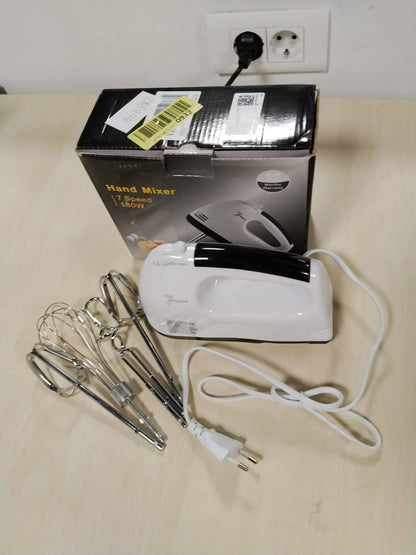 288444 - LEAFAI Mikser Dore Elektrik 7 Nivele Shpejtësie, Turbo Boost, 5 Aksesorë Çeliku Inox