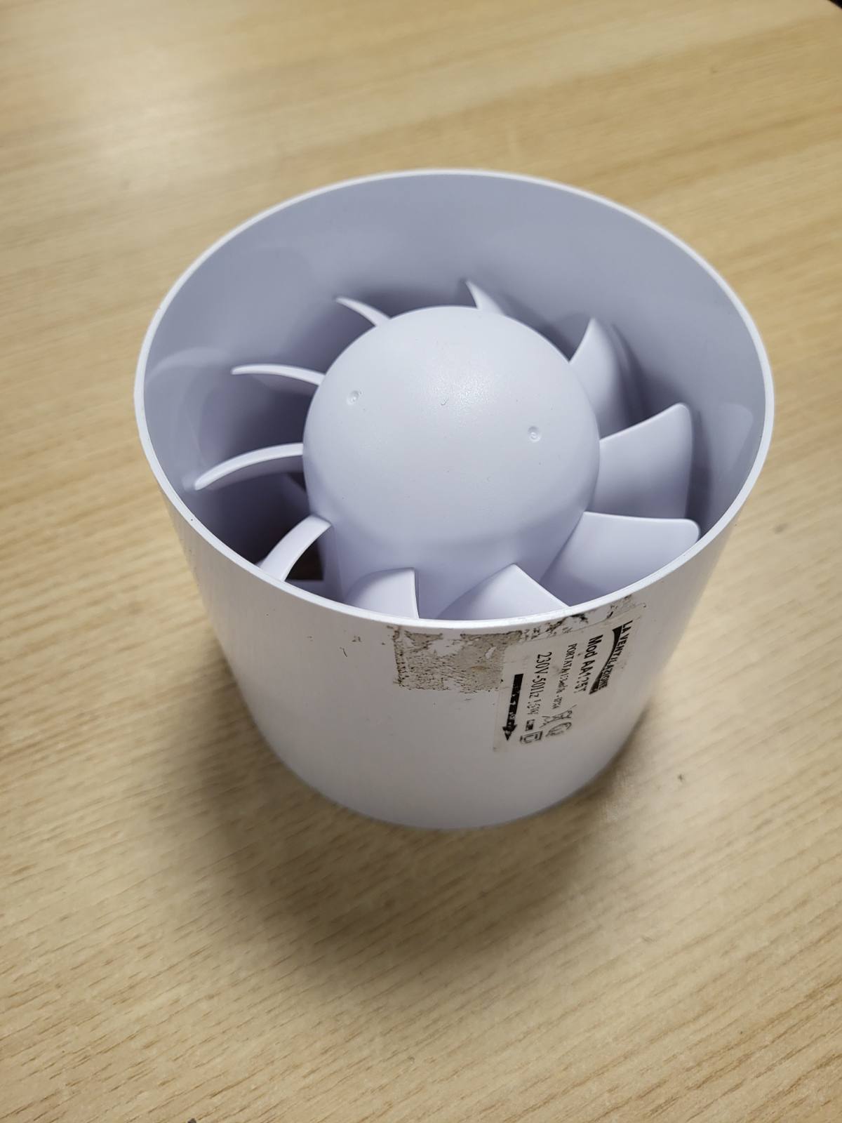 288603 - AA125T Ventilim Ventilator Helikal Nxjerës për Kanalet e Ajrit, diametër 120/125 mm