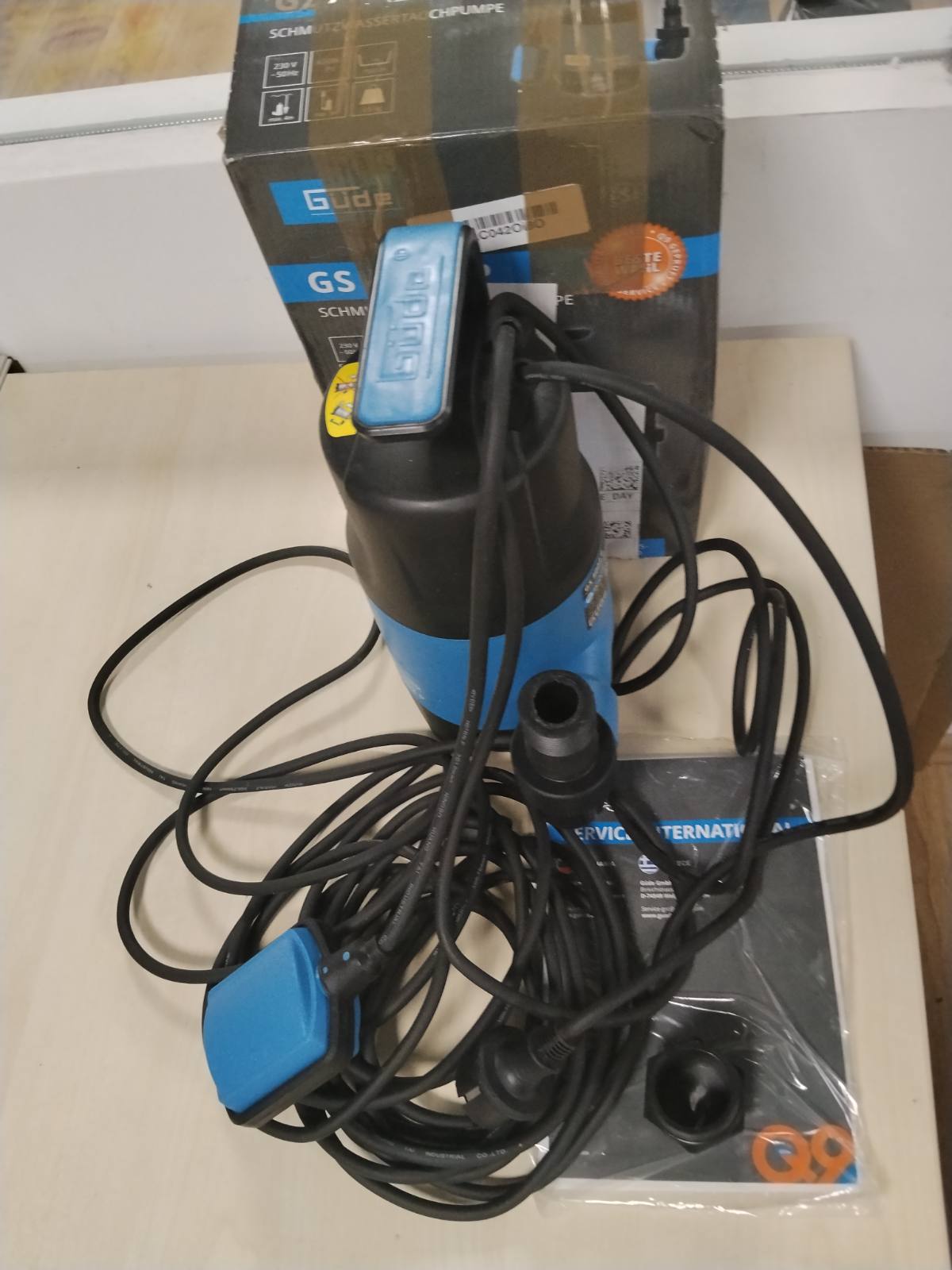 288675 - GÜDE Pompë Zhytëse për Ujë të Ndotur GS 4002 P, 400 W, 7500 l/orë, Kokë Maksimale 5 m, Thellësi Maksimale 4 m, Kabllo 10 m, Mbrojtje Termike