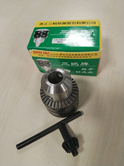 288807 - MANDRINA Harta e furnizimit për shpim shtyllë me çelës lloji shpimi me vrimë konike 1.5-13 mm, kapacitet B16