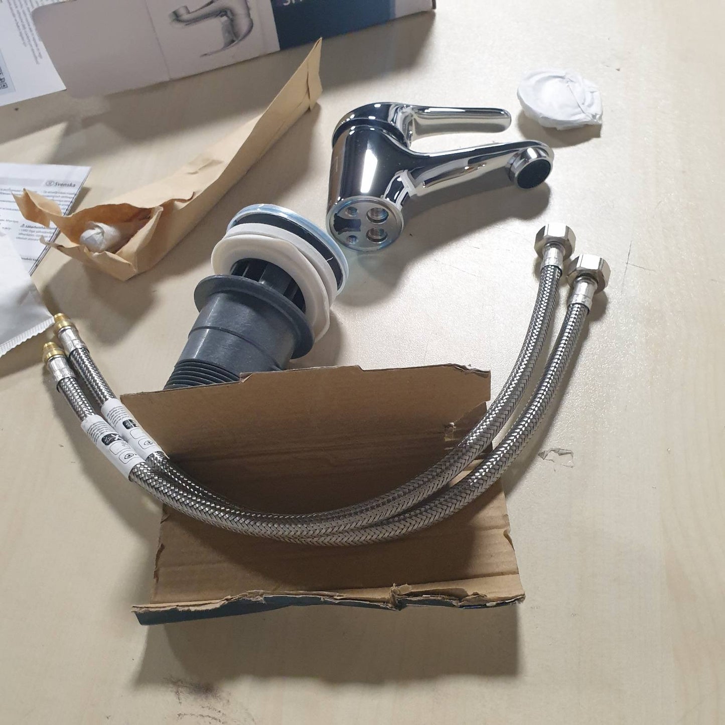 288937 - SCHÜTTE ATHOS PLUS Rubinet lavamani, rubinet përzierës për lavaman, krom