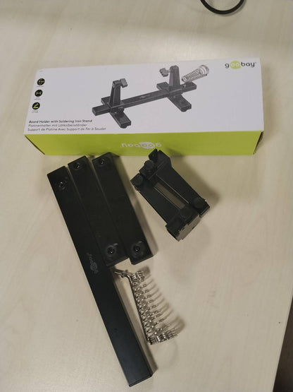 289090 - GOOBAY Mbajtëse PCB për Hekur Saldimi deri në 18 cm, Rregullueshme në mënyrë Fleksibile, 76559