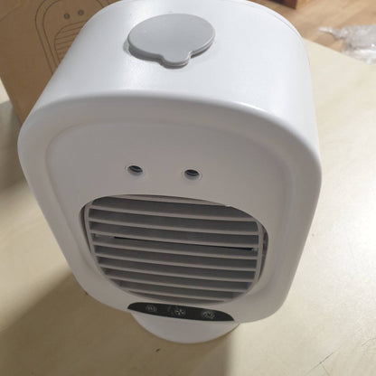 289101 - KONDICIONER AJRI Portativ i lëvizshëm, mini ftohës ajri 4-në-1, i heshtur, 3 shpejtësi, 300ML, USB, ventilator mjegulle, mini kondicioner ajri për zyrë, dhomë gjumi, makinë, kamping (i bardhë)
