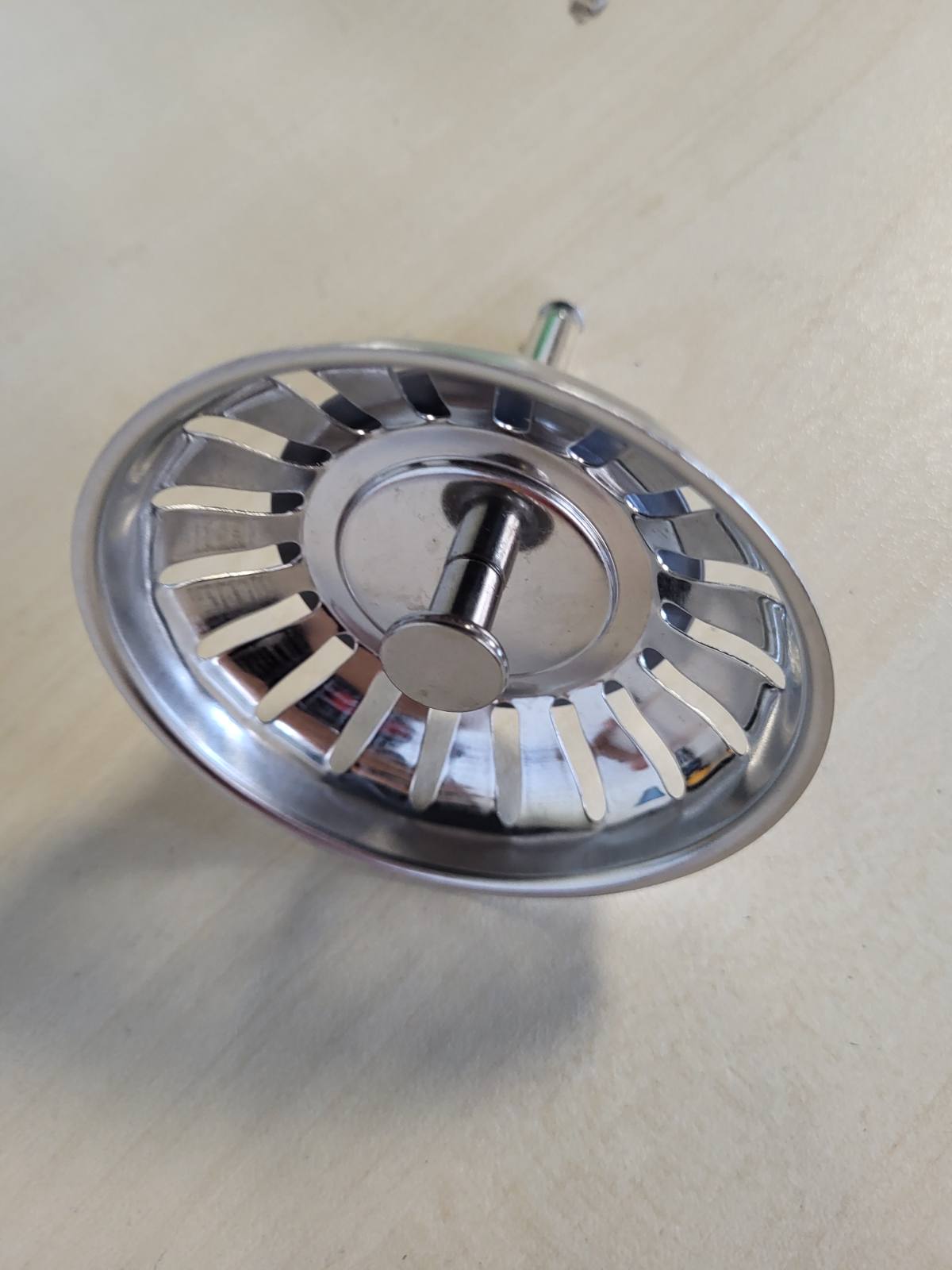289163 - Blanco - Shportë filtri 119146, 7.9 cm, 3.5", çelik inox, me kunj për funksionim ekscentrik
