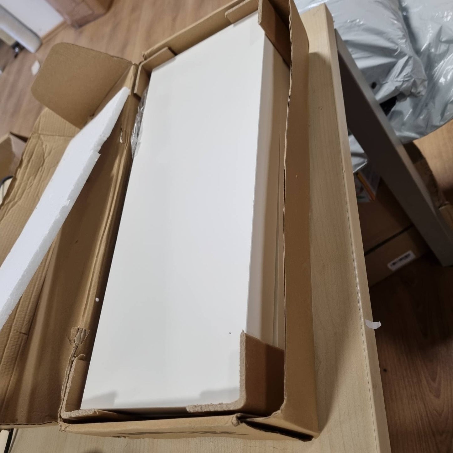 289178 - BONTEC Set me 2 Rafte Muri Lundruese të Bardha, 40cm, Kapacitet 10kg për Raft, Dimensionet 40x16.5x3.7cm, i Bardhë