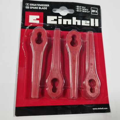 289306 - EINHELL Set origjinal tehësh zëvendësues (20 tehe plastike, për kositëse lëndine pa tel GE-CT 18 Li, GC-CT 18/24 Li, gjerësi prerjeje 24 cm)