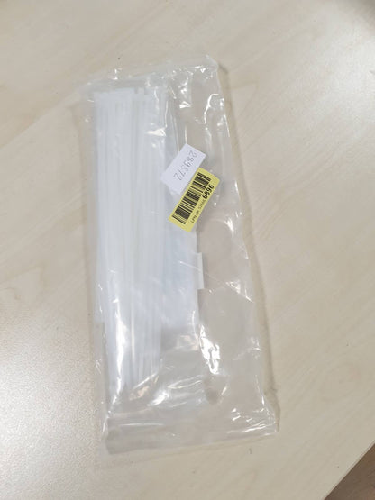 289372 - Set lidhës kabllosh të bardhë, 200 copë, 100/150/200/300 mm, rezistent ndaj rrezeve UV, vetë-kyçje