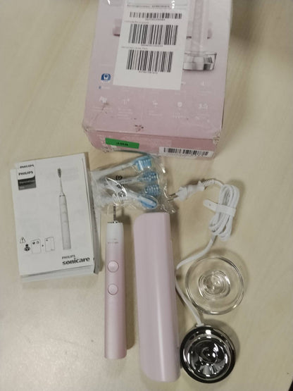 289414 - PHILIPS Furçë dhëmbësh elektrike Sonicare DiamondClean 9000, HX9911/79, edicion special, 4 koka furçe C3 Premium Plaque Defense, rozë