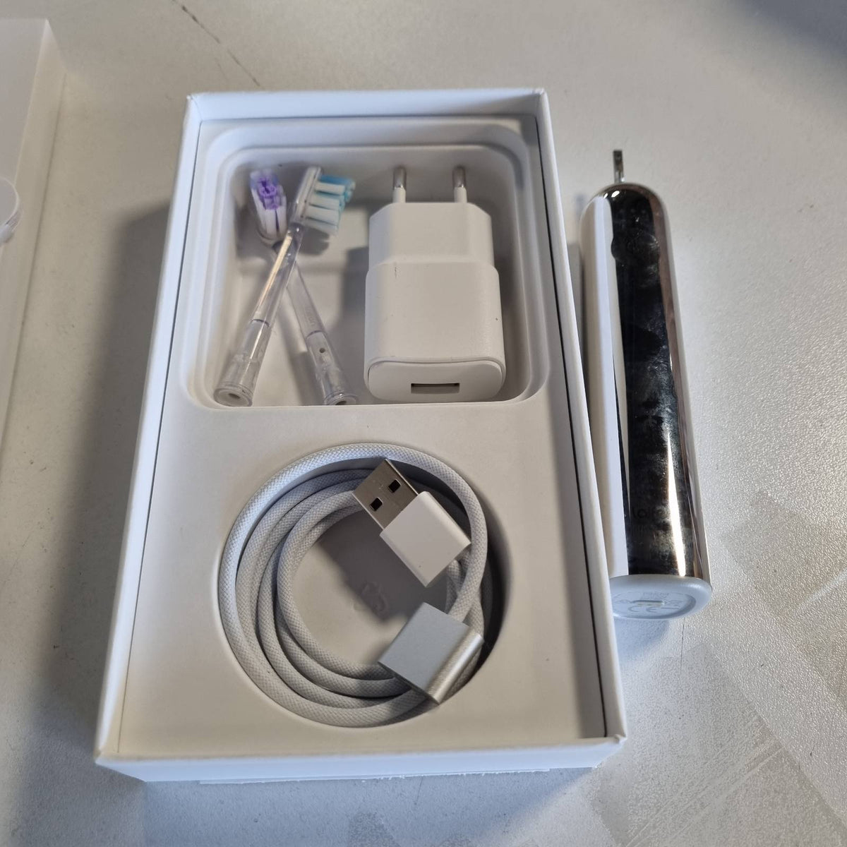 289436 - LAIFEN Furçë dhëmbësh elektrike Wave, Lëkundje dhe dridhje, Furçë dhëmbësh elektrike sonike për të rritur me 3 koka furçe, IPX7 e papërshkueshme nga uji, Magnetike, E rikarikueshme, Furçë dhëmbësh udhëtimi