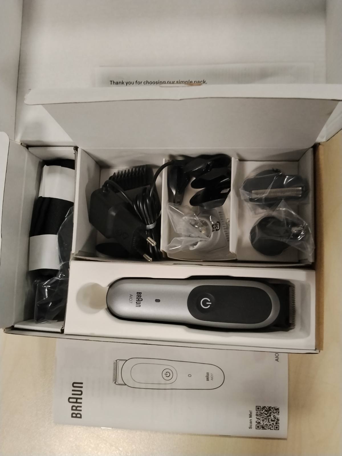289462 - BRAUN Makinë rroje elektrike Series 7, AIO7545, gri