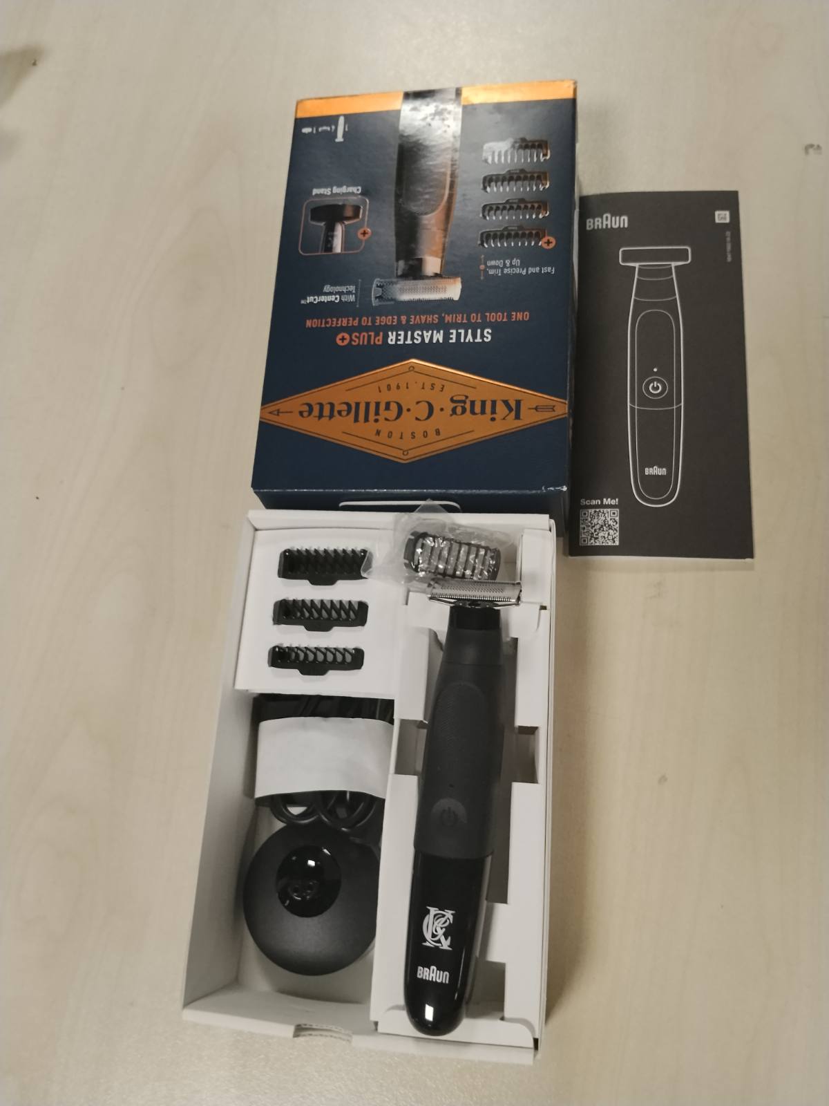 289575 - KING C. GILLETTE Makinë prerëse mjekre Style Master për meshkuj