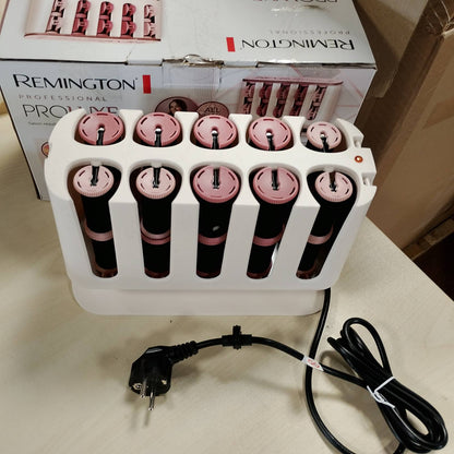 289584 - REMINGTON Rrula flokësh PROluxe, set me 20 rula kundër rrëshqitjes 25+32 mm, qeramik, teknologji inteligjente OPTIHeat, nxehtësi konstante e synuar, model H9100