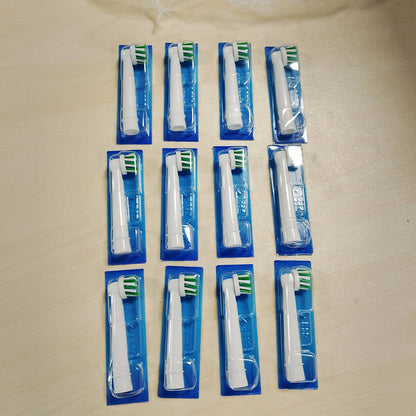 289638 - ORAL-B Pro Cross Action - Kokë furçe dhëmbësh elektrike - Pako me 12 koka - Formë X dhe fije të pjerrëta - E bardhë