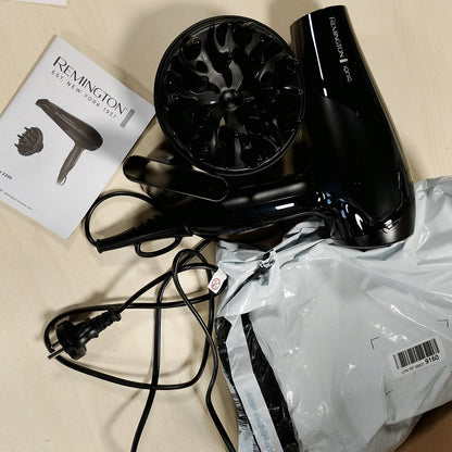289852 - REMINGTON Tharëse flokësh Ionic D3198, 2200W, me difuzor dhe grykë stilimi, 3 cilësime nxehtësie, 2 cilësime ventilatori, ftohje
