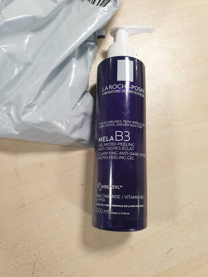 289957 - LA ROCHE-POSAY Xhel pastrues kundër pigmenteve për të gjitha llojet e lëkurës, me Melasyl dhe Niacinamide, mikro-eksfolim i butë, Mela B3, 200 ml