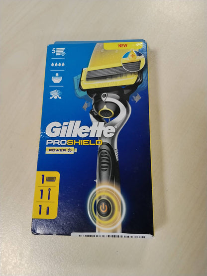 290000 - GILLETTE Brisku Proshield Power për Burra, Fishek me 5 Tehe, Argjend