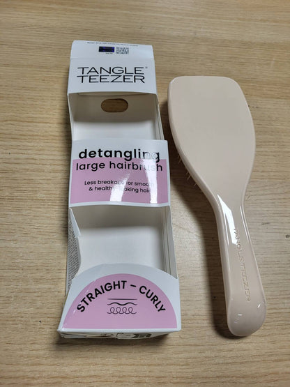 290195 - Furçë flokësh Tangle Teezer Large Ultimate Detangler, për flokë të trashë, kaçurrelë dhe të gjatë, Cappuccino