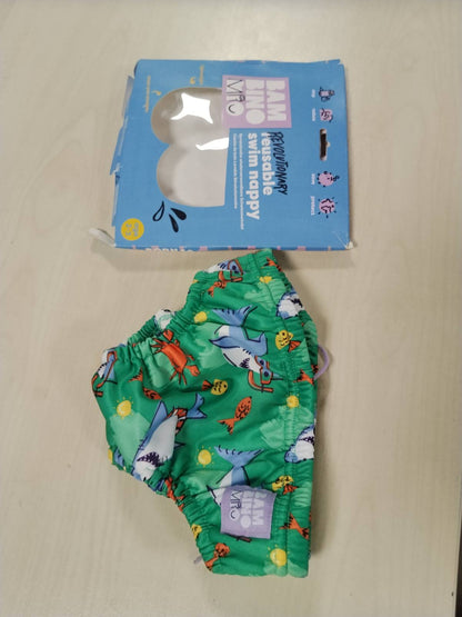 290198 - BAMBINO MIO Pelenë noti e ripërdorshme, me pendë, për 2-3 vjeç, Veshje Plazhi Esenciale për Foshnje dhe Fëmijë të Vegjël, Djem dhe Vajza.