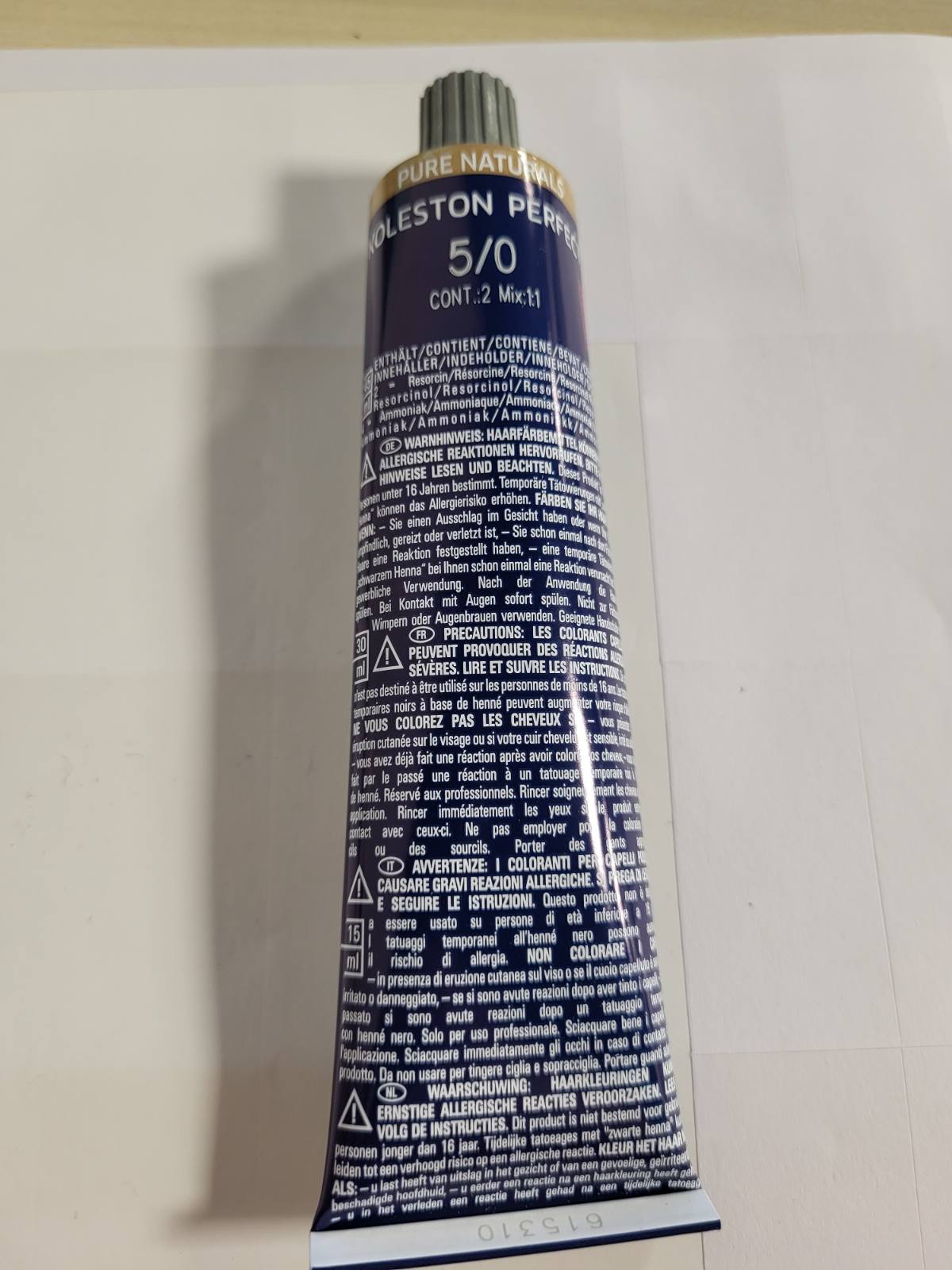 290272 - WELLA Professionals Koleston Perfect Pure Naturals, Ngjyrë flokësh 60 ml, 5/0 Kafe e çelët